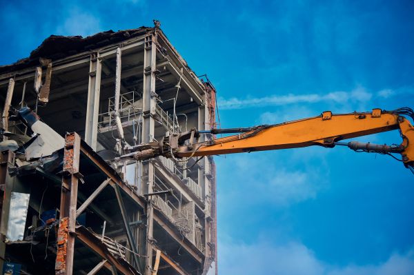 Factory Demolition in Bloomington