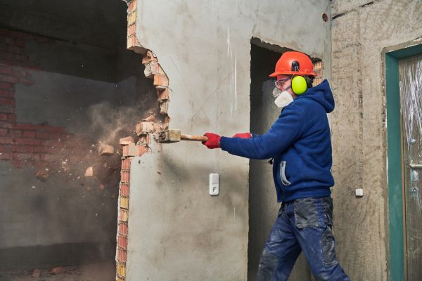 Concrete Wall Demolition in Bloomington