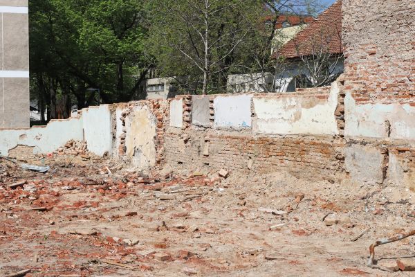 Brick Wall Demolition in Bloomington