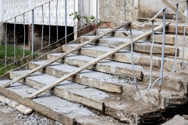 Staircase Demolition in Bloomington